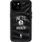 NBA Brooklyn Nets Black Animal Print iPhone 15 Plus Waterproof Case